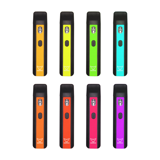 CBD-Vape-Gerät mit 3 ml Fassungsvermögen und Lederoberfläche für dickflüssiges Öl -6