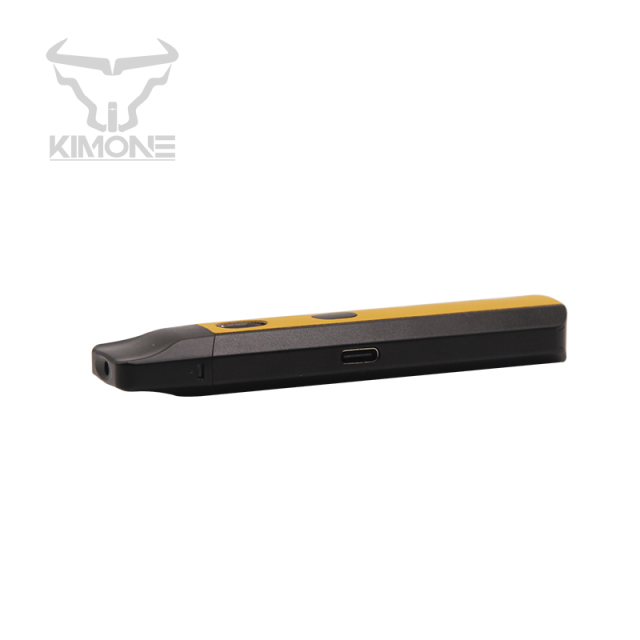 CBD-Vape-Gerät mit 3 ml Fassungsvermögen und Lederoberfläche für dickflüssiges Öl -5