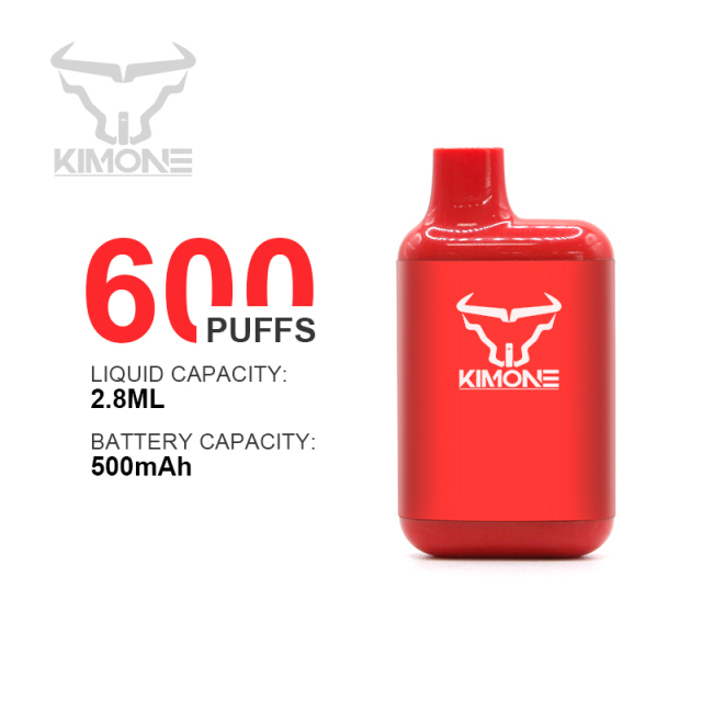 2 ml kastenförmiger Einweg-Vape-Pen mit TPD-1