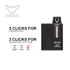 3 ml Fassungsvermögen CBD-Vaporizer für dickflüssiges Öl -5