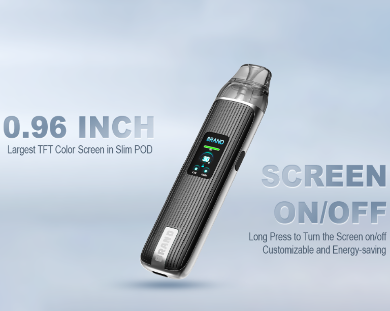 K08 device showing 0.96-inch display screen