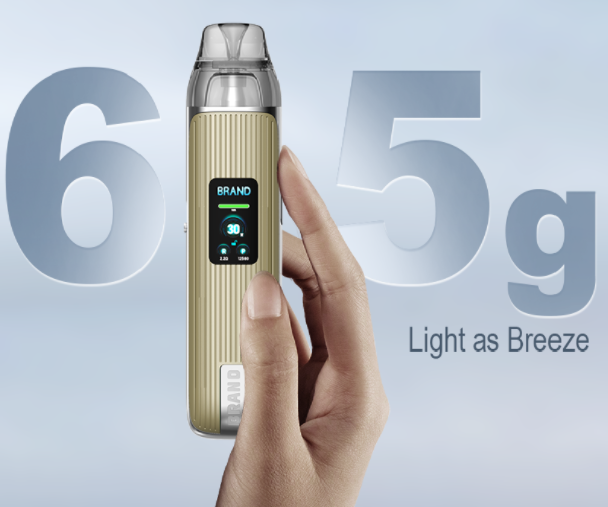 K08 pod kit showcasing its lightweight 65g design