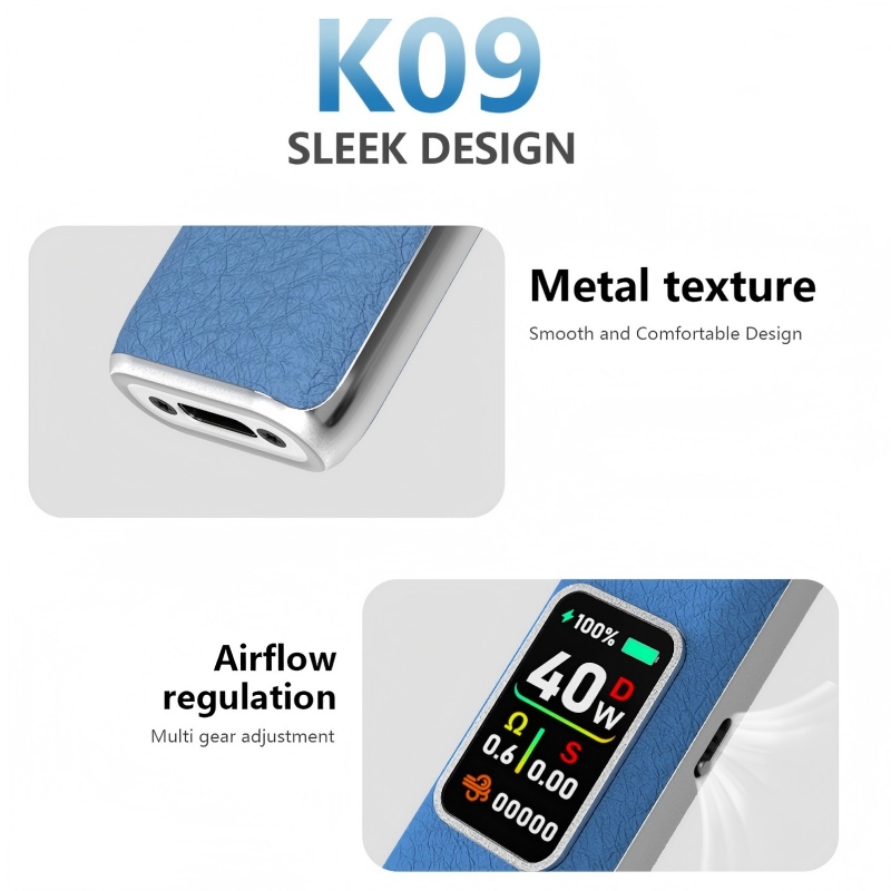 Close-up of K09 adjustable airflow control