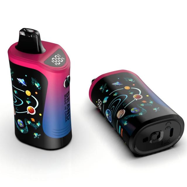 Sleek and Modern Design of Y18 35000 Puff Disposable Vape in Pink - Front and Side View