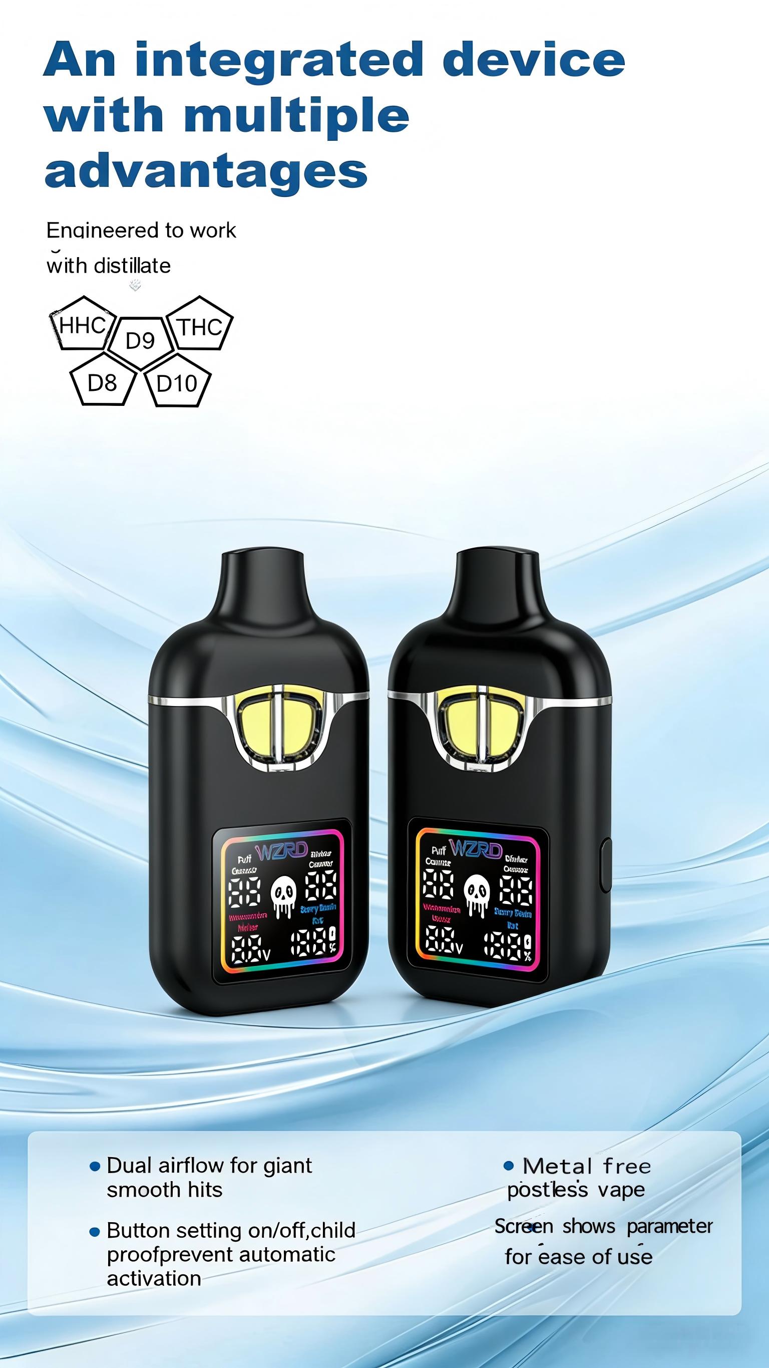 AY036 Postless Dual-Chamber Vape Key Features and Design