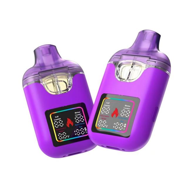 Pink postless double-flavor CBD vape