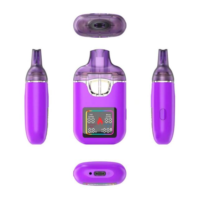 Postless CBD vape multi-angle view