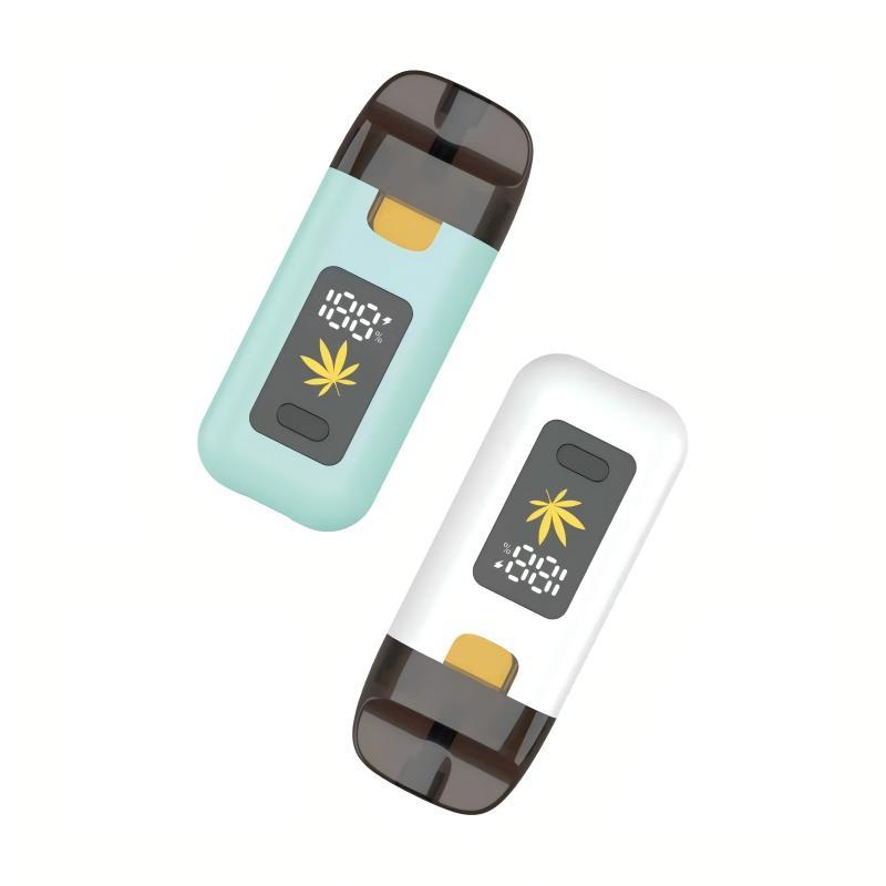 AD7010 dual coil cbd vape pen with displaly