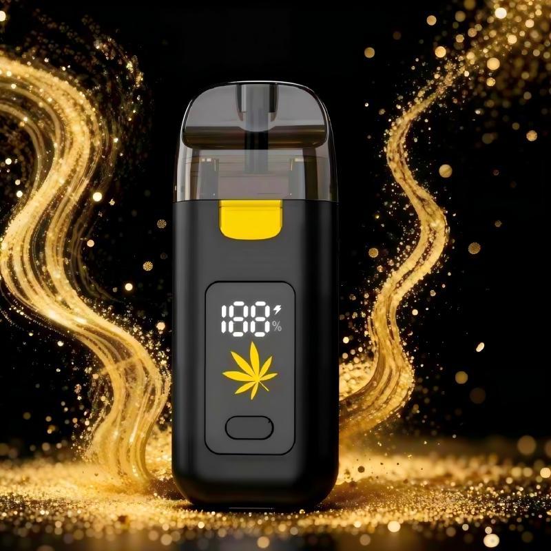 AD7010 dual coil CBD vape pen within oil
