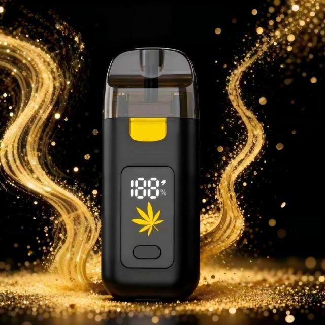 AD7010 dual coil CBD vape pen within oil