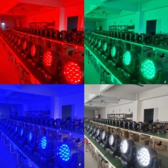 AURA 19x15w RGBW 4in1 Led Beam Wash Moving Head Light With Backlight Zoom