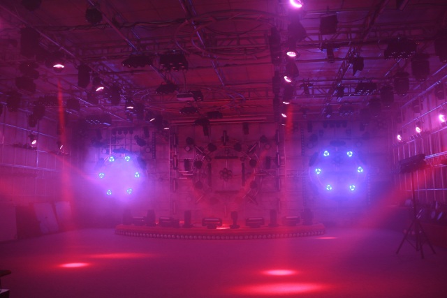 Led Sunflower Beam and Strobe Light