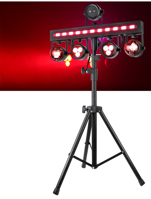 LED mix bar strobe par light laser and with crystal remote control