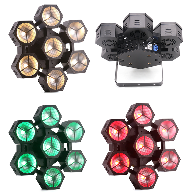 7X40W COB-RGBW Led Snow Petals