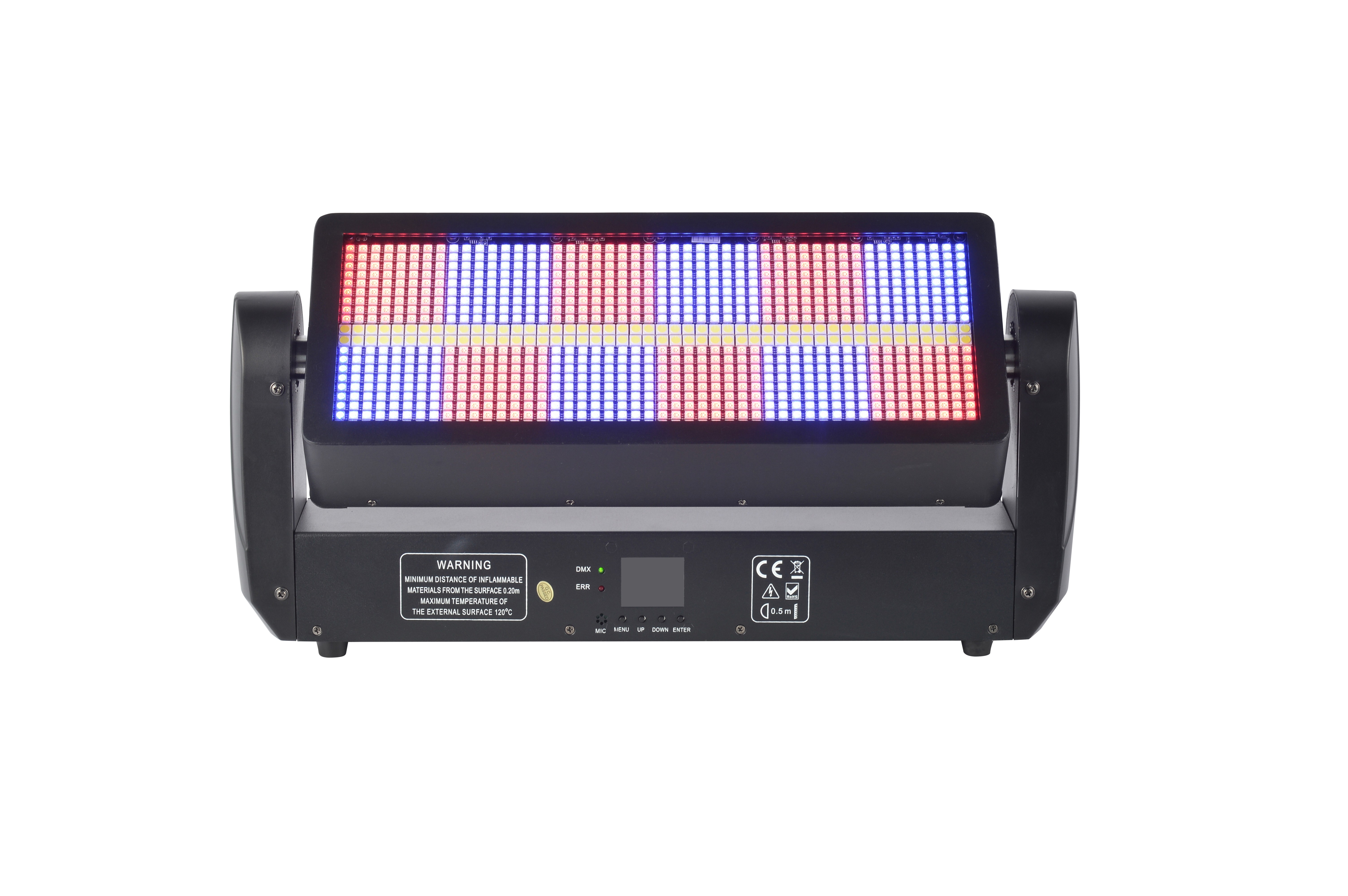 Led moving strobe light rgbw
