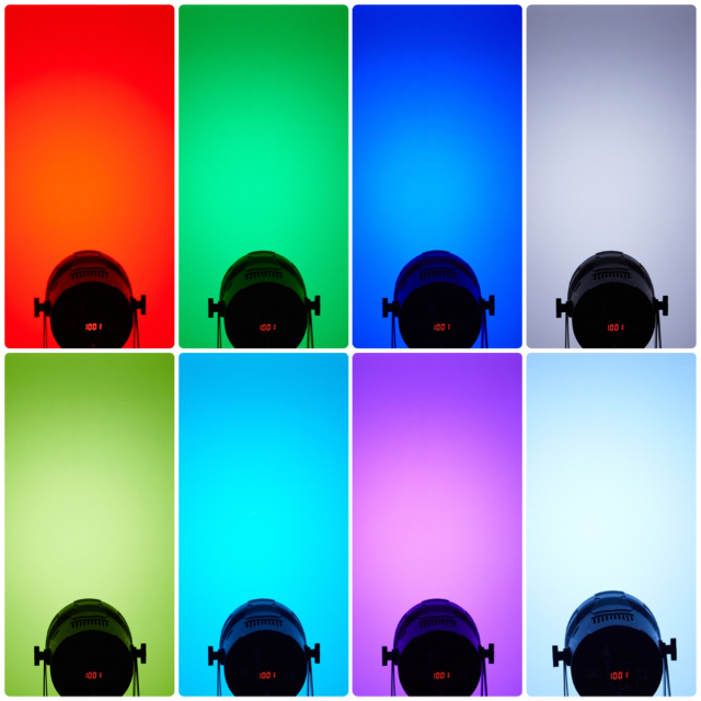 80W LED COB PAR LIGHT RGB3IN1