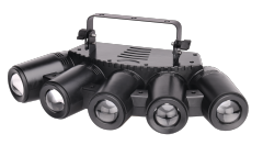 5pcs 40w rgbw 4in1 led spot light