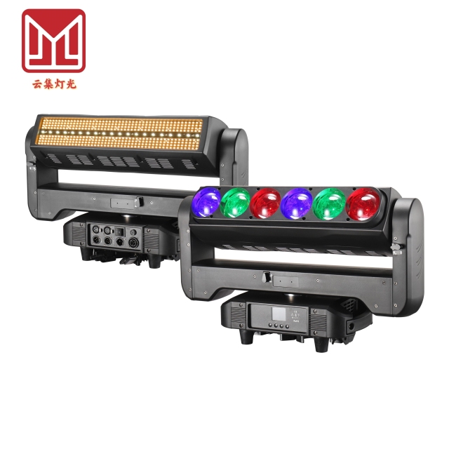 6*60w double face Led pixel zoom and strobe bar moving head