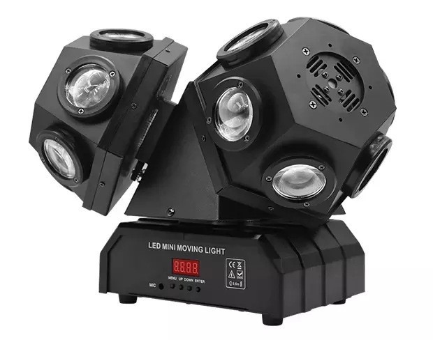 3Head RGBW 4in1 Moving Head Light With Laser RGB