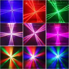 12LED RGBW Moving head light with laser
