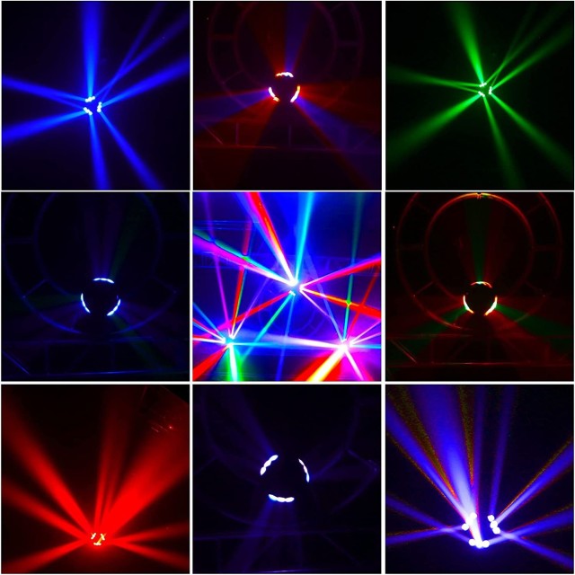 MINI 9Head Moving Head Light RGBW DJ