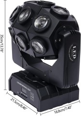 18LED Moving Beam Light With Laser