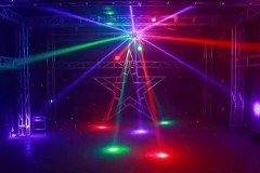 3Head RGBW 4in1 Moving Head Light With Laser RGB