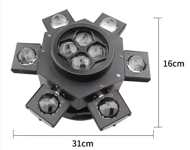 6Arms LED Moving Head Light with laser