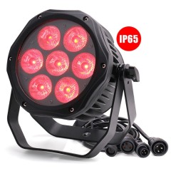 7LED PAR LIGHT RGBW 4IN1 IP65