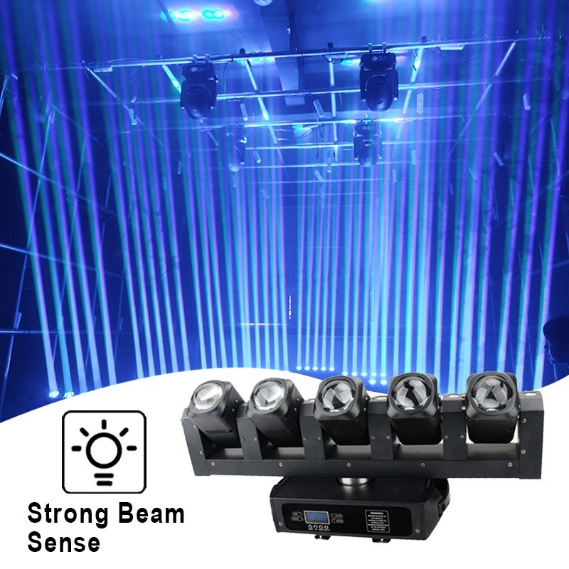 5Eyes Moving Head Light with strobe effect