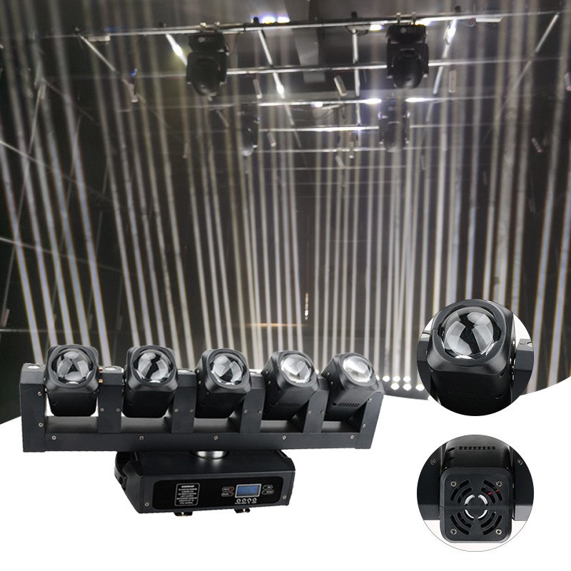 5Eyes Moving Head Light with strobe effect