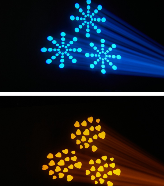 6bee eyes+80w led moving light 3prism