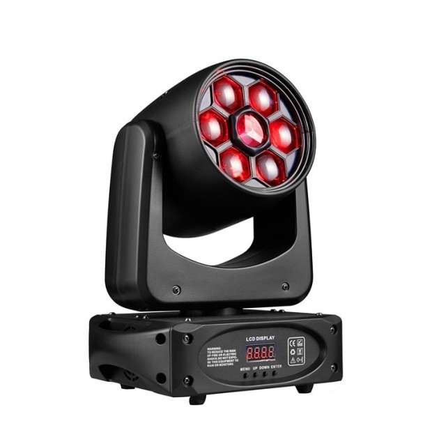 6bee eyes+80w led moving light 3prism