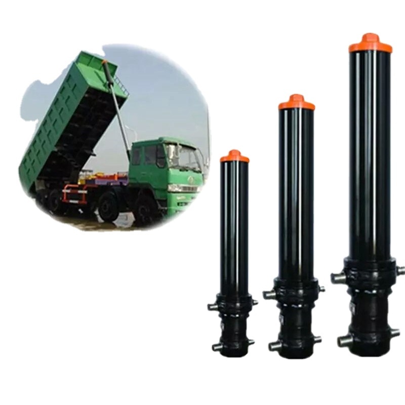Muti-stage Single Acting Telescopic Hydraulic Cylinders For Dump Truck,Muti-stage Single Acting Telescopic Hydraulic Cylinders For Dump Truck