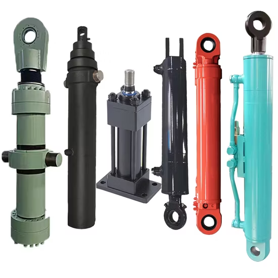Construction Machinery Agricultural machinery Hydraulic Cylinder Tractor Parts Double Acting Hydraulic Oil Cylinders