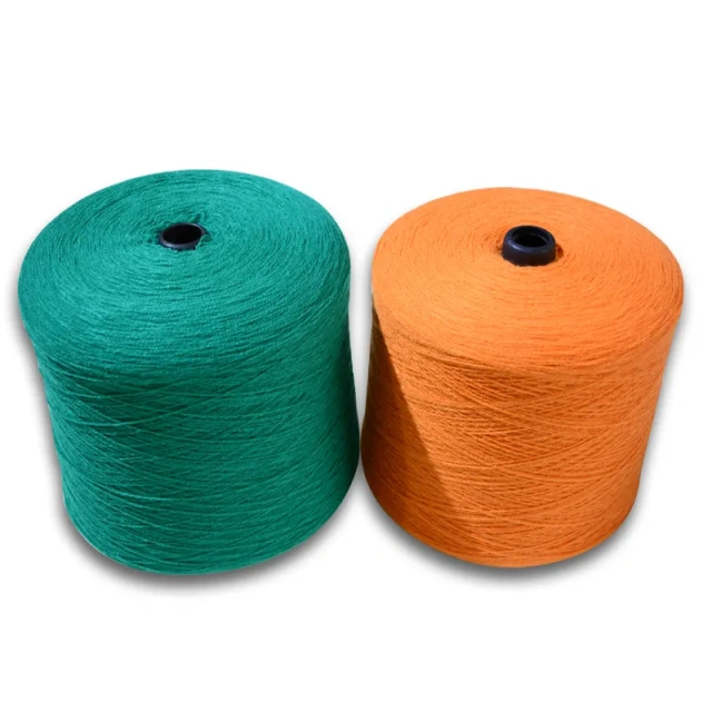 Factory Supplier 100% Acrylic Dyed Yarn 28NM/1D For Knitting Yarn