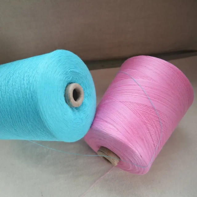 Factory wholesale 28NM/2 32NM/2 dyed acrylic cashmere like yarn for sweater knitting shandong hengtai factory yarn