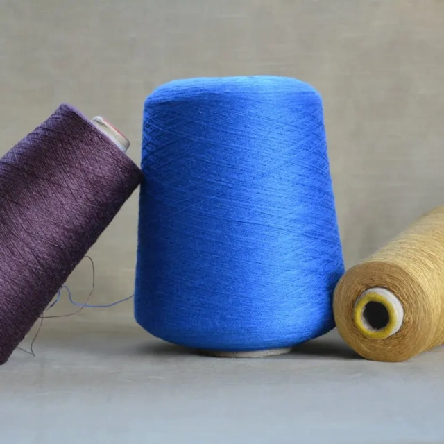 100% viscose 30S/2 dyed yarn for knitting and weaving in Stock