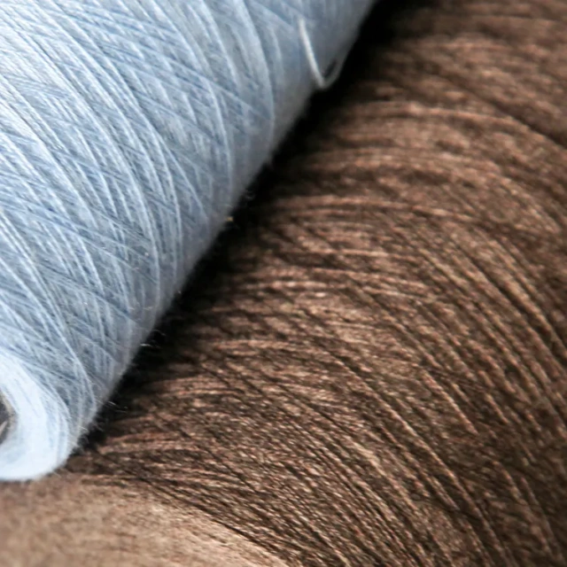 Blended Silk Wool Dyed Yarn Ring Spun Factory Wholesale