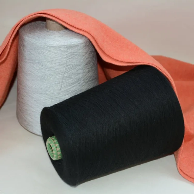 Blended Wool Viscose Top Dyed Yarn Ring Spun Factory Wholesale