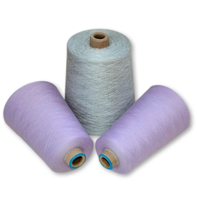 Factory Free Sample 16-60nm Merino Wool Yarn Dyed Cone Blended Cashmere Wool Yarn For Sweater Knitting Yarn