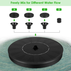 Milalit Solar Powered Pond Pump Fountain 16cm diameter Garden Decorative Water Pumps for Outdoor Pool Well Bird Bath Drinking Yard Patio Summer Decoration