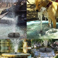 Milalit Solar Powered Pond Pump Fountain 16cm diameter Garden Decorative Water Pumps for Outdoor Pool Well Bird Bath Drinking Yard Patio Summer Decoration