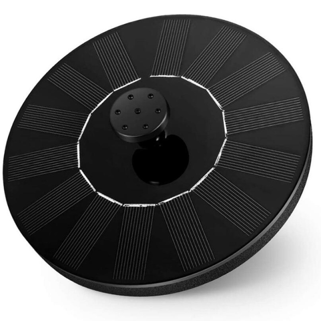 Milalit Solar Powered Pond Pump Fountain 16cm diameter Garden Decorative Water Pumps for Outdoor Pool Well Bird Bath Drinking Yard Patio Summer Decoration