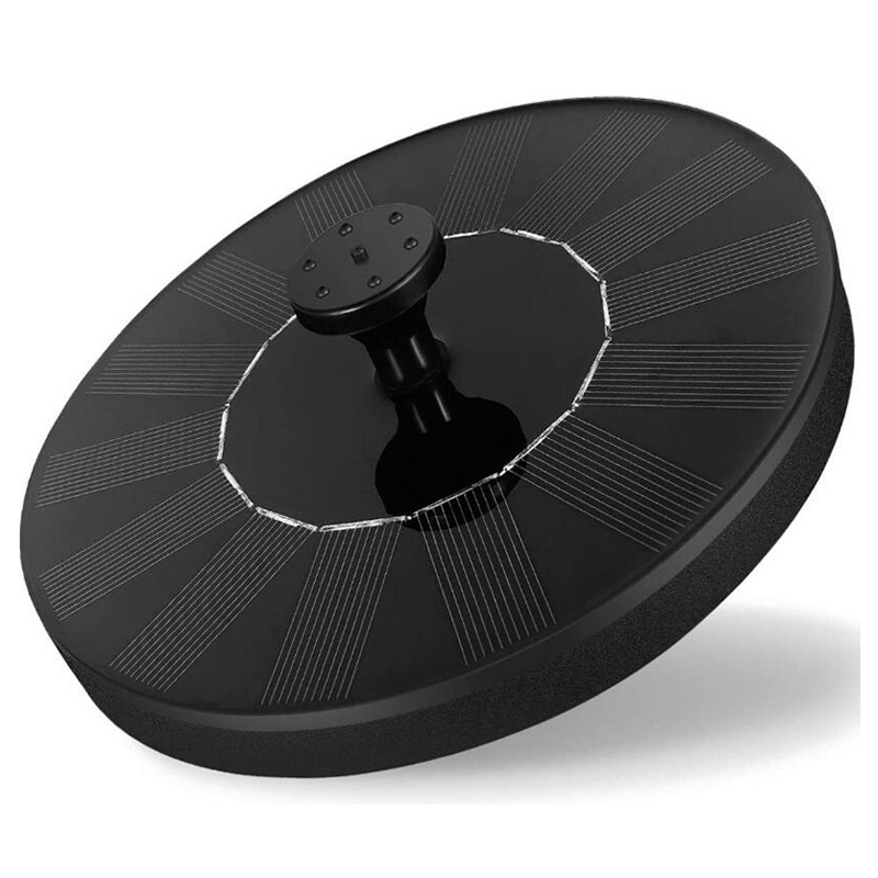 Milalit Solar Powered Pond Pump Fountain 16cm diameter Garden Decorative Water Pumps for Outdoor Pool Well Bird Bath Drinking Yard Patio Summer Decoration