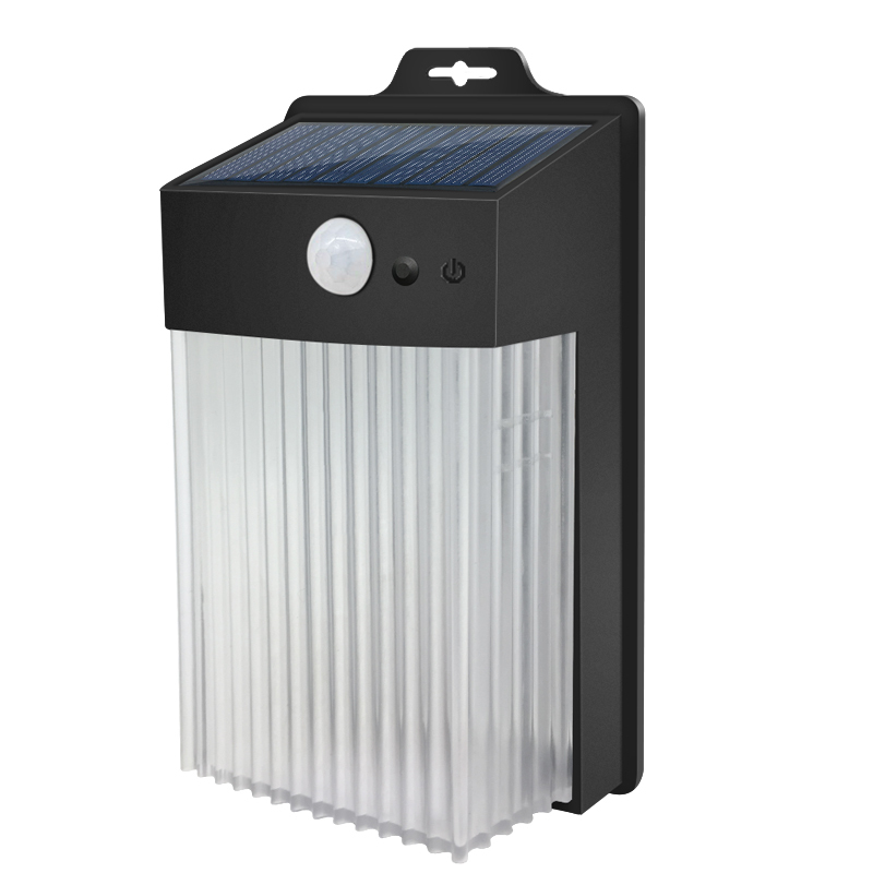 Milalit 2Watt Solar 50LED Lamp Optical Acrylic Lens Sunlight Powered Outdoor Lighting Gardening Wall Mount Wireless Square Fence Lights