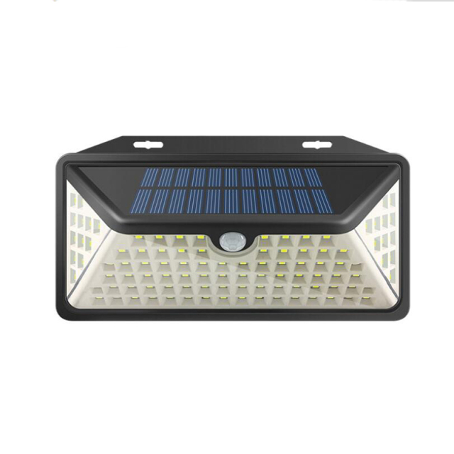 Milalit Solar Sensor Motion Light 102 LED High Brightness Waterproof 3 Sides Direction View Yard Path Lamps for Home Outdoor Garden IP65