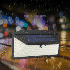 Milalit Solar Sensor Motion Light 102 LED High Brightness Waterproof 3 Sides Direction View Yard Path Lamps for Home Outdoor Garden IP65
