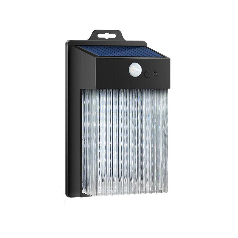 Milalit 2Watt Solar 50LED Lamp Optical Acrylic Lens Sunlight Powered Outdoor Lighting Gardening Wall Mount Wireless Square Fence Lights