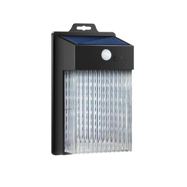 Milalit 2Watt Solar 50LED Lamp Optical Acrylic Lens Sunlight Powered Outdoor Lighting Gardening Wall Mount Wireless Square Fence Lights